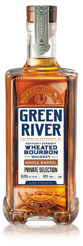 Green River Single Barrel Wheated Bourbon bottle