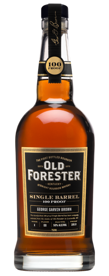 Old Forester Single Barrel 100 Proof bourbon bottle