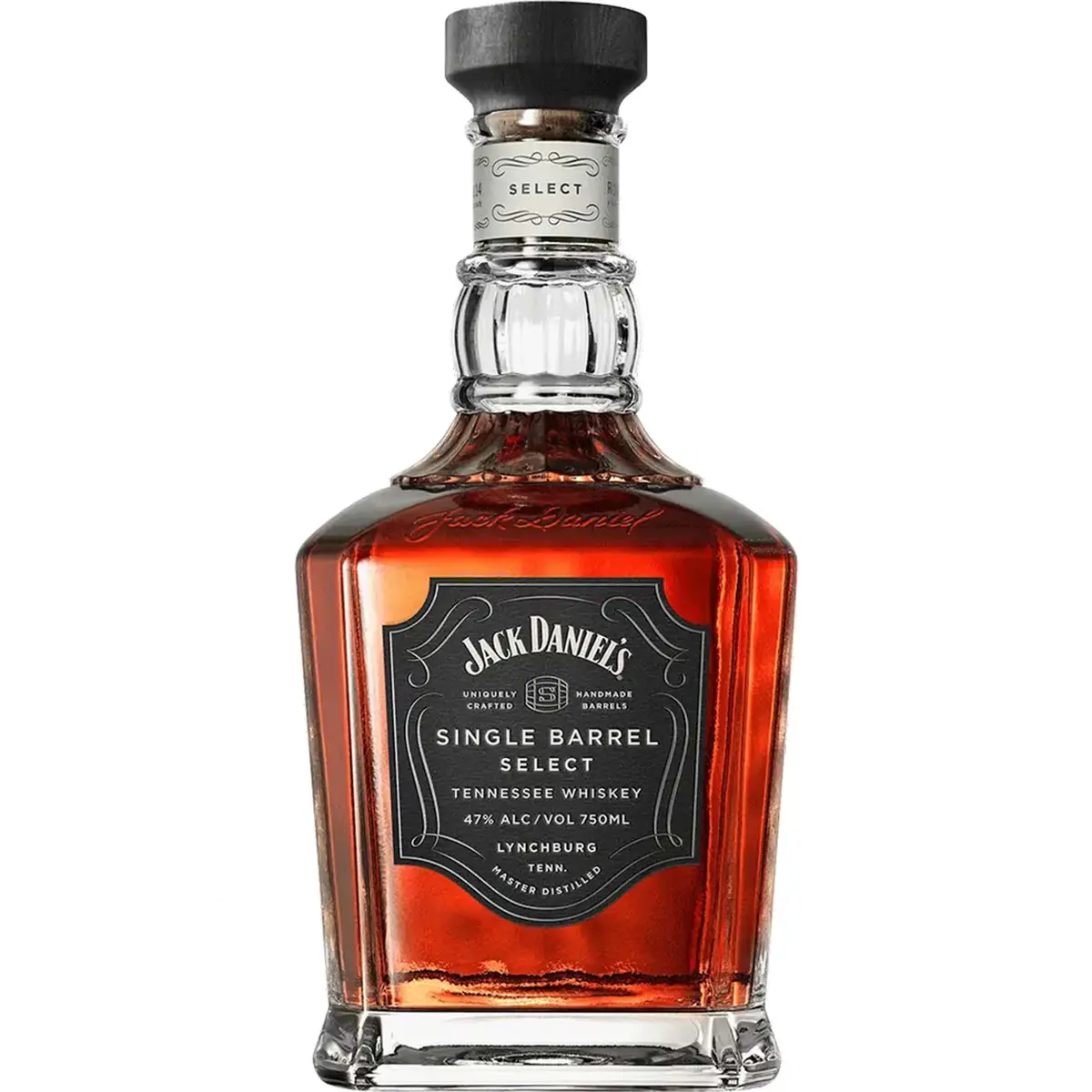 Jack Daniel's Single Barrel Select 750 mL Tennessee whiskey bottle