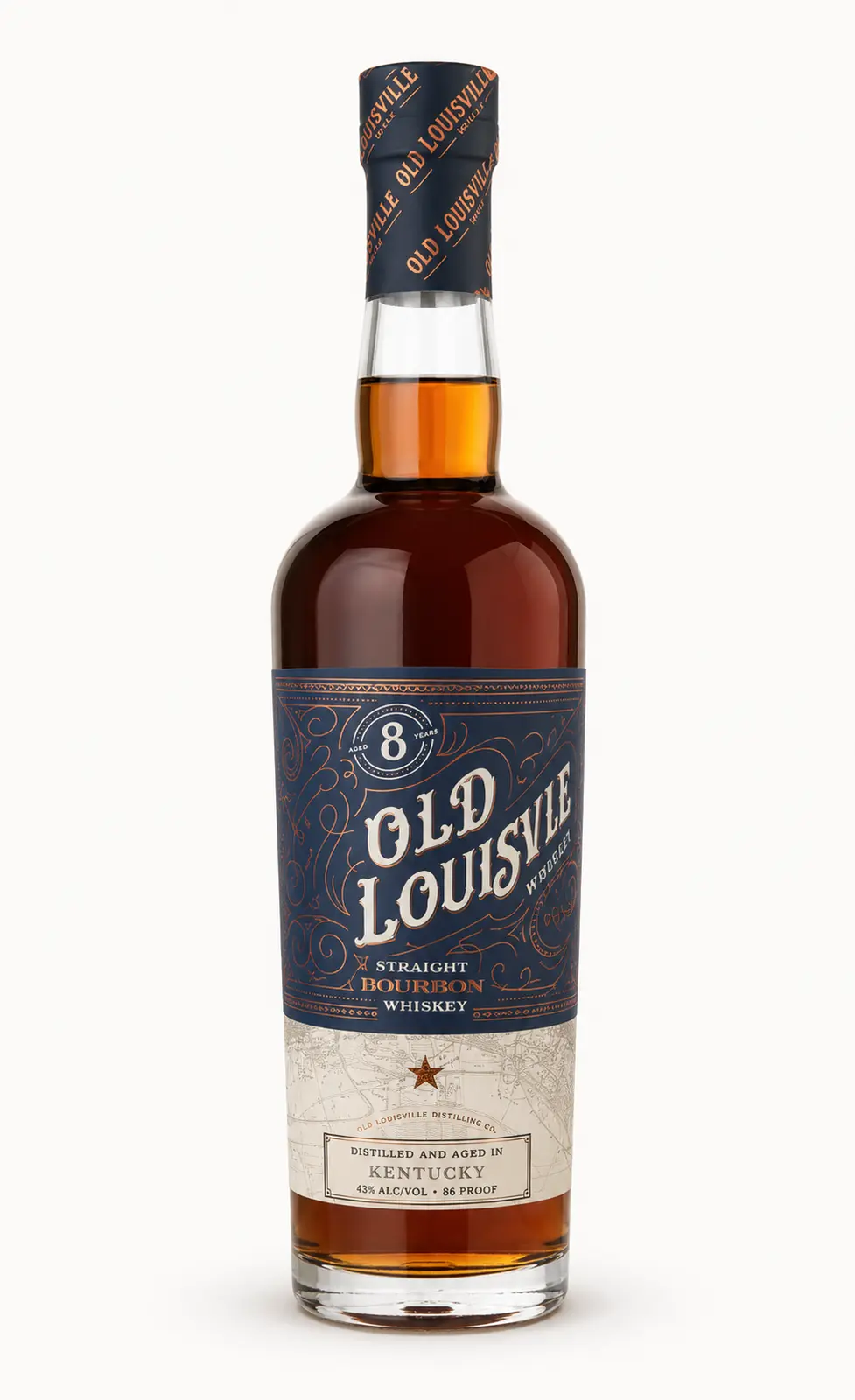 Old Louisville 8 Year Straight Bourbon 750 mL bottle
